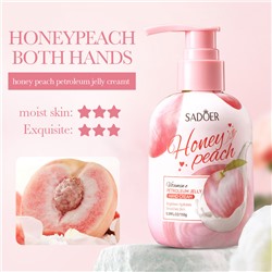 Крем для рук с витамином Е и ароматом персика SADOER Honey Peach Hand Cream, 150 гр