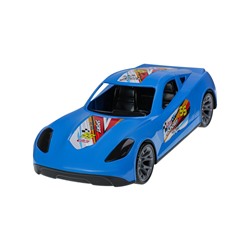 Машина спортивная "Turbo V-MAX" 40см  (И-5854) голубая