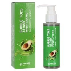 Пенка для лица кислородная с маслом авокадо Green Avocado Bubble Toks Cleanser 100 мл