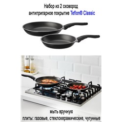 Набор сковород KAVALKAD 2 шт чёрный