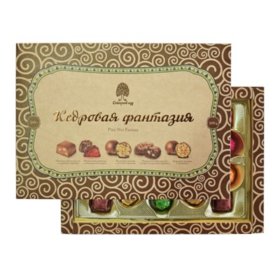 Набор конфет “Кедровая фантазия” 210 г Сибирский Кедр