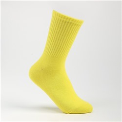 Носки, цвет жёлтый, размер 25-27