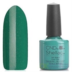 Гель лаки CND Shellac цвет Art Basil