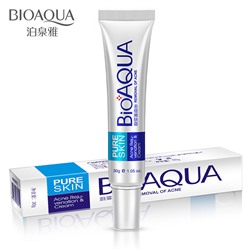 Крем от прыщей и акне BioAqua pure skin 30г (0719)