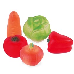 Набор резиновых игрушек Овощи для супа С-1373 Огонек /6/ в Самаре