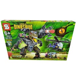 Конструктор SY 1513 - Dinosaur World (901 дет)