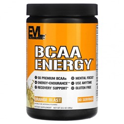 EVLution Nutrition, BCAA ENERGY, апельсиновый сок, 285 г (10,1 унции)