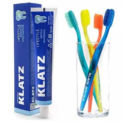 Клатц Набор Lifestyle: зубная паста "Бережное отбеливание" 75 мл + зубная щетка (Klatz, Lifestyle)