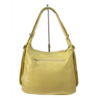 Женская сумка из искусственной кожи, цвет светло желтый