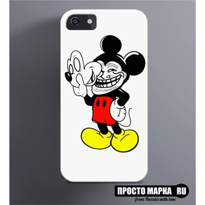 Чехол на iPhone Микки Маус Troll Face