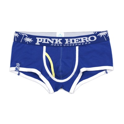 Мужские укороченные боксеры Pink Hero синие Nice Beach PH1252-1