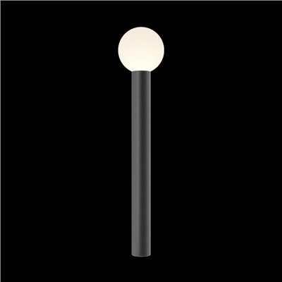 Светильник ландшафтный Outdoor O598FL-01B, 1х60Вт, 20х20х80 см, E27, цвет чёрный