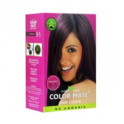 Color Mate Краска для волос, 5 пакетиков по 15г, коричневато-красный цвет 9.5