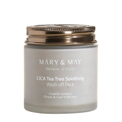 MM Глиняная маска для чувствительной кожи CICA TeaTree Soothing Wash off Pack