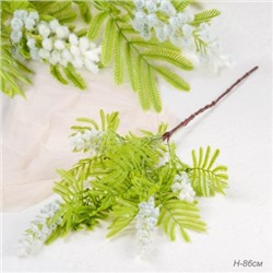 Цветок искусственный Мимоза 86 см / MNY-02 /уп 150/600/белая