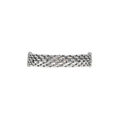 "Зафира" браслет в серебряном покрытии из коллекции "Форсаж" от Jenavi с замком пряжка