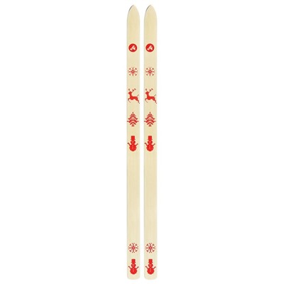 Лыжи детские деревянные, 100 см, цвета МИКС