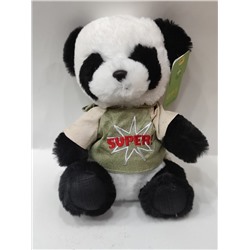 Мягкая игрушки панда в футболке  27 см. оптом