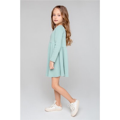 Платье  для девочки  КР 5778/голубой прибой к359