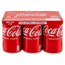 Газ. Напиток Coca-Cola 6×150мл. Италия