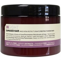 INSIGHT DAMAGED HAIR Маска для поврежденных волос, 500 мл