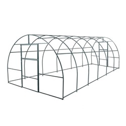 Каркас арочной теплицы для сада, металлический, 6 × 3 × 2 м, садовый, сбор без сварки, профиль 20 × 20 мм
