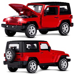 Модель 1:32 Jeep Wrangler, красный 1251518JB Автопанорама в Самаре