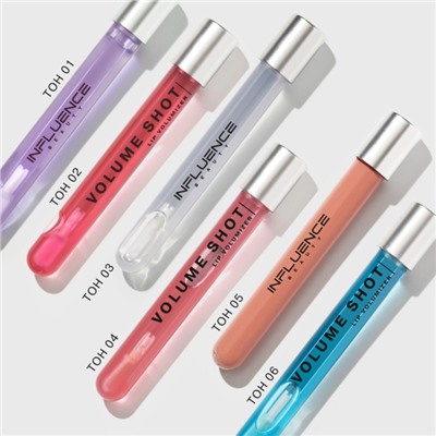 Блеск для губ Influence Beauty Volume shot Lip Volumizer, увеличения объема, тон 03