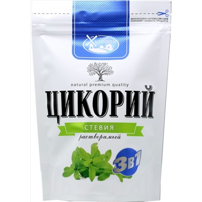 Бабушкин Хуторок. Цикорий со стевией и заменителем сливок 130 гр. мягкая упаковка