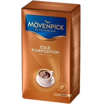 Кофе MOVENPICK EDLE KOMPOSITION Молотый 500 гр., 95% Арабика 5% Робуста