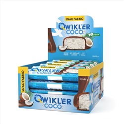 Шоколадный батончик без сахара "QWIKLER" (Квиклер) - Кокосовый
