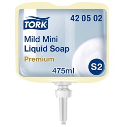 Жидкое мыло-крем для рук Tork Premium мини, S2, белый, 475 мл