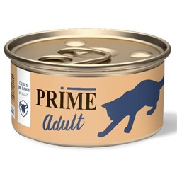 PRIME Консервы в соусе для кошек, ягненок, 75г