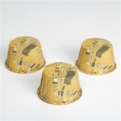 Форма для выпечки кексов и капкейков, кондитерская упаковка, «Климт», 7 х 4 х 5 см