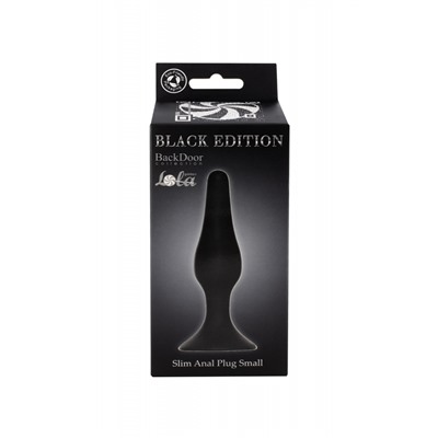 Анальная пробка Slim Anal Plug Small Black 4207-01Lola