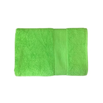 Махровое гладкокрашеное полотенце 100*150 см 400 г/м2 (Салатовый)