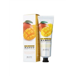 Jigott Крем для рук с экстрактом манго - Real moisture mango hand cream, 100гр