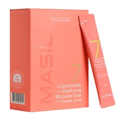 Masil Гель для душа с 7 видами керамидов парфюмированный в саше - 7 shower gel SWEET LOVE, 8мл*20шт