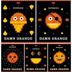 Тетрадь  48л линия "Damn orange" (083209) Хатбер