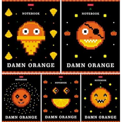 Тетрадь  48л линия "Damn orange" (083209) Хатбер