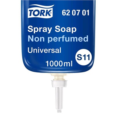 Мыло-спрей Tork Universal, ультрамягкое, S11, прозрачный, 1литр