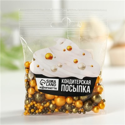 Посыпка кондитерская мягкая: черная, оранжевая, 50 г.