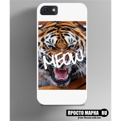 Чехол на iPhone Тигр Meow (new)