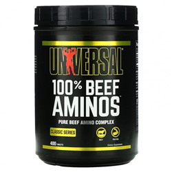 Universal Nutrition, 100% Beef Aminos, 100% аминокислот говядины, 400 таблеток