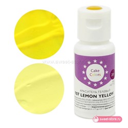Краситель гелевый CakeColors 107 Lemon Yellow, 20 гр