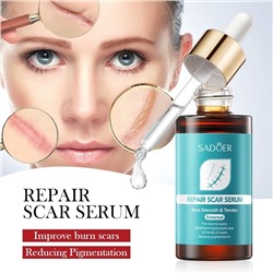 Сыворотка для лица и тела против шрамов и рубцов Sadoer Repair Scar Serum 40мл