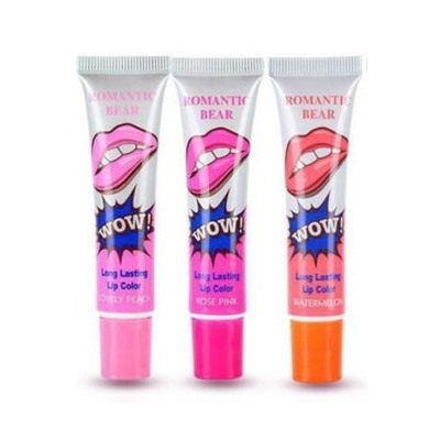 Тинт для губ ROMANTIC BEAR Long Lasting Lip Color WOW 4 шт.