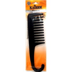 KAIZER /801274/ Гребень с ручкой для душа KAIZER, большой 225мм, Черный