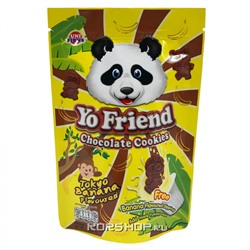 Шоколадное печенье Yo Friend (с кремом "токийский банан") Uni Firms | Юни Фирмы 25г