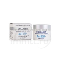 УВЛАЖНЯЮЩИЙ КРЕМ С КОЛЛАГЕНОМ И ОТБЕЛИВАЮЩИМ ЭФФЕКТОМ ENOUGH COLLAGEN WHITENING MOISTURE CREAM 50 МЛ